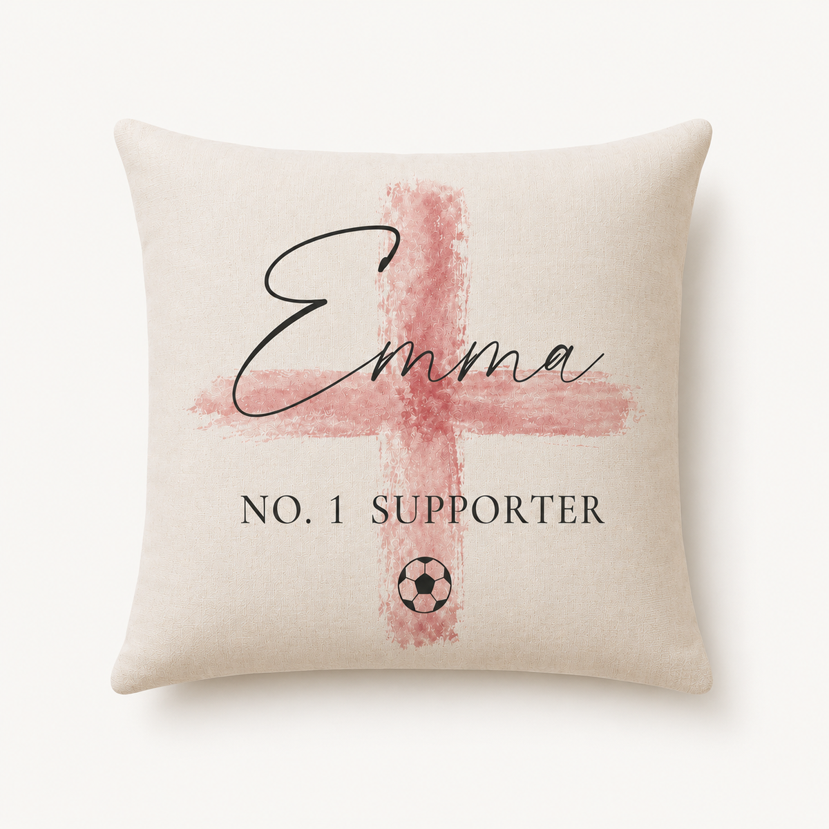 Personalised No. 1 Supporter Cushion
