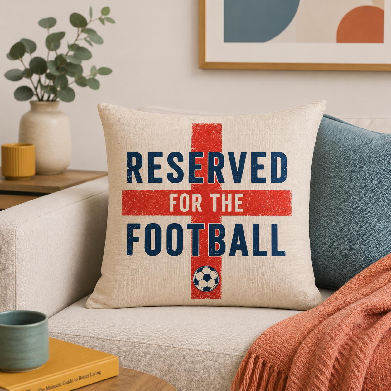 Reserved For The Football Cushion England