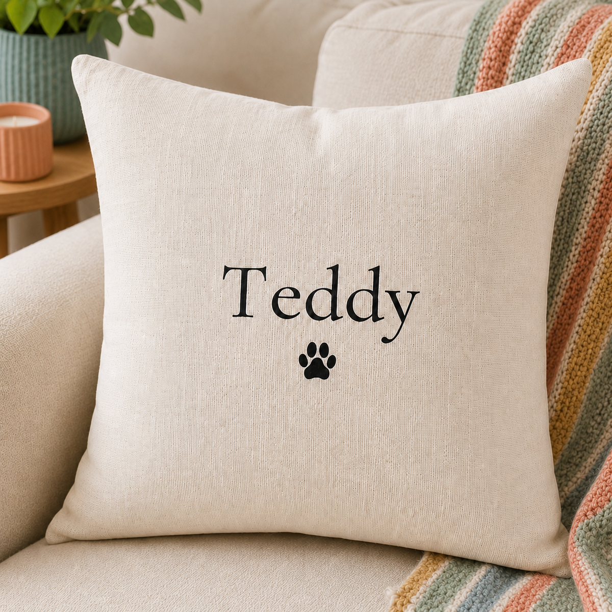 Personalised Pet Name Cushion