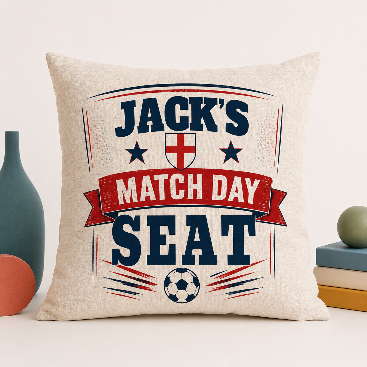 Match Day Seat Personalised Cushion