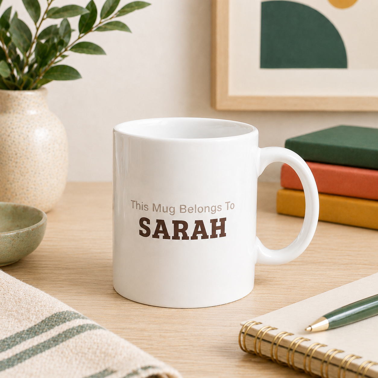 This Mug Belongs To Personalised Mug