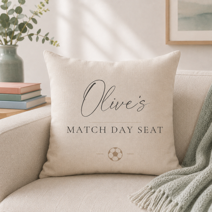 Match Day Seat Personalised Cushion