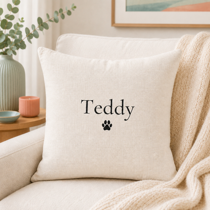Personalised Pet Name Cushion