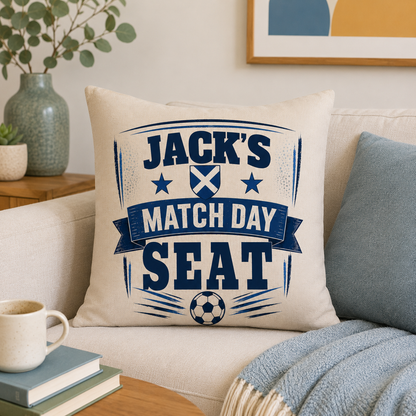 Scotland Match Day Seat Personalised Cushion