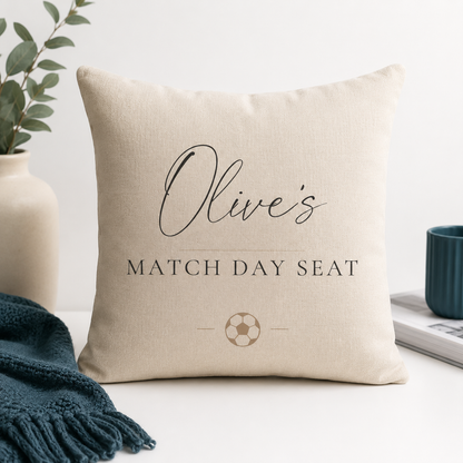 Match Day Seat Personalised Cushion