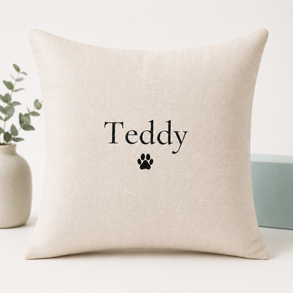 Personalised Pet Name Cushion