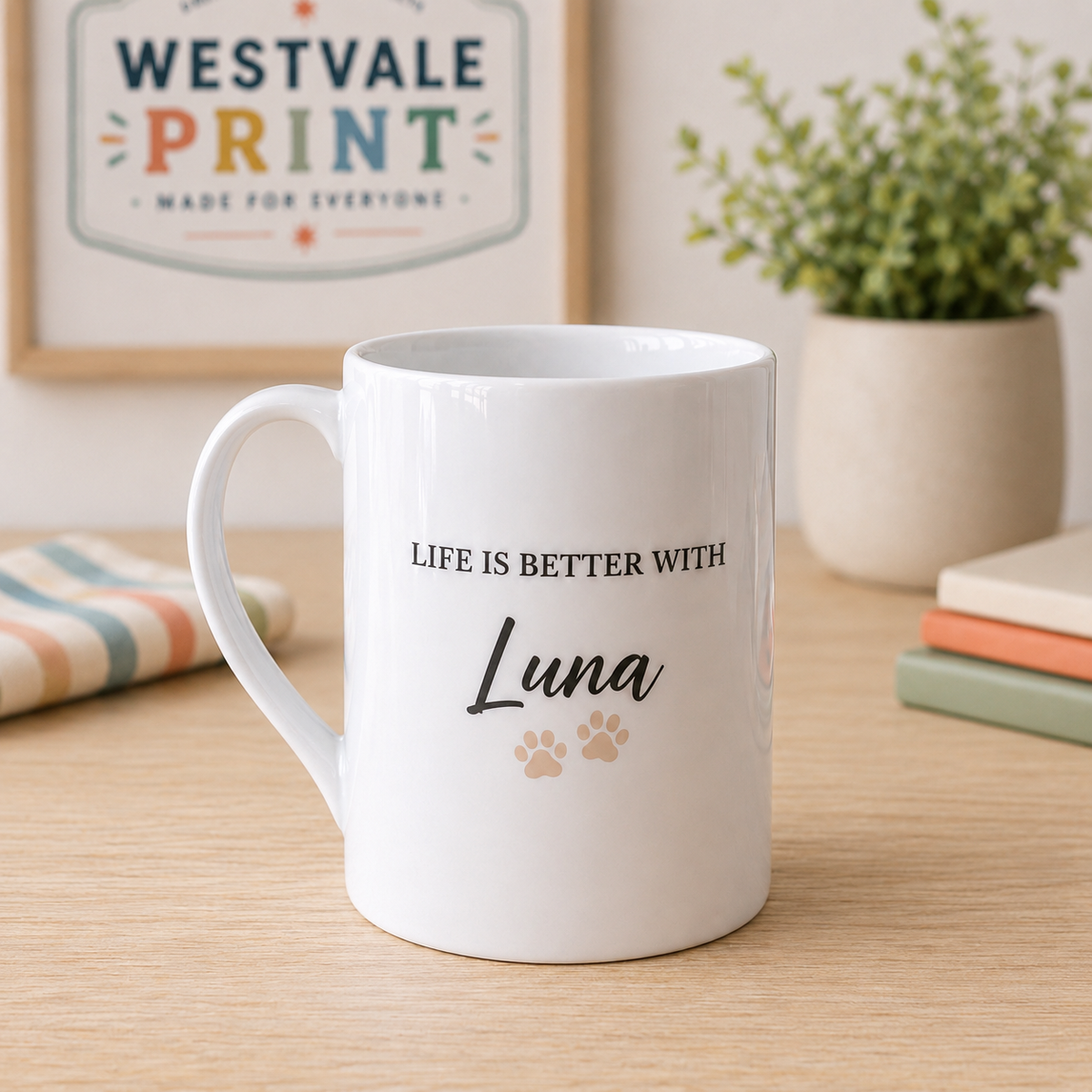 Life Is Better With Personalised Pet Mug
