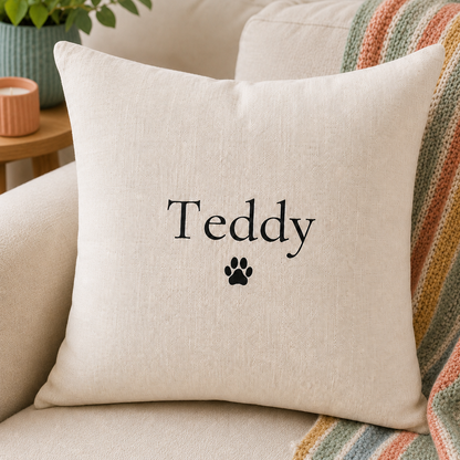 Personalised Pet Name Cushion