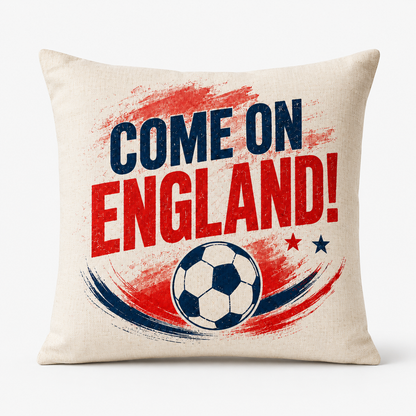 Come On England Football Cushion