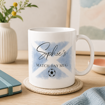 Scotland Match Day Personalised Mug