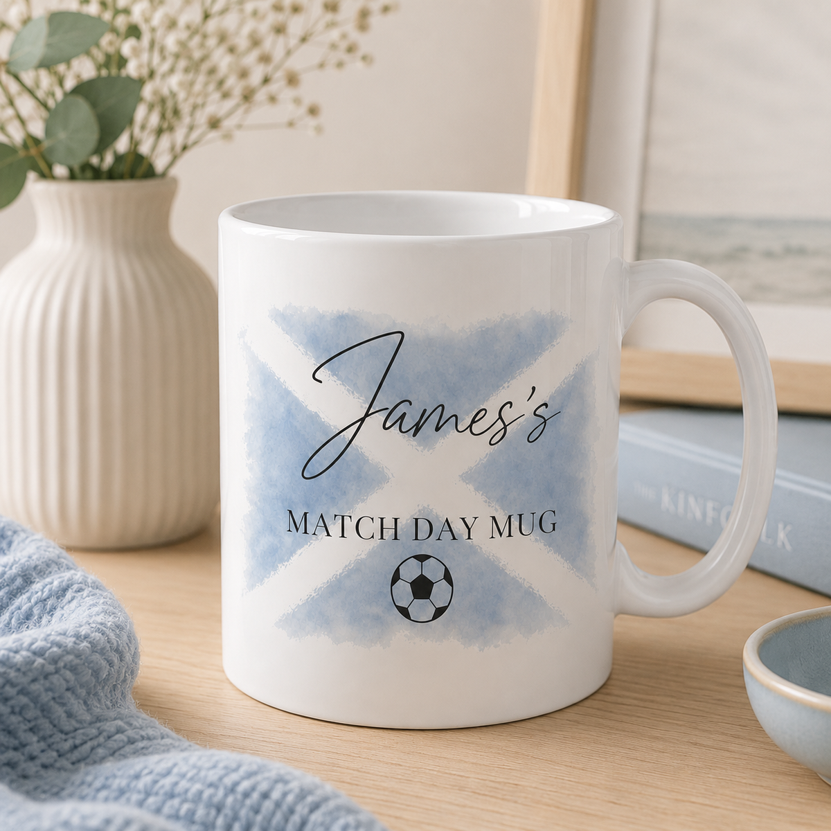 Scotland Match Day Personalised Mug