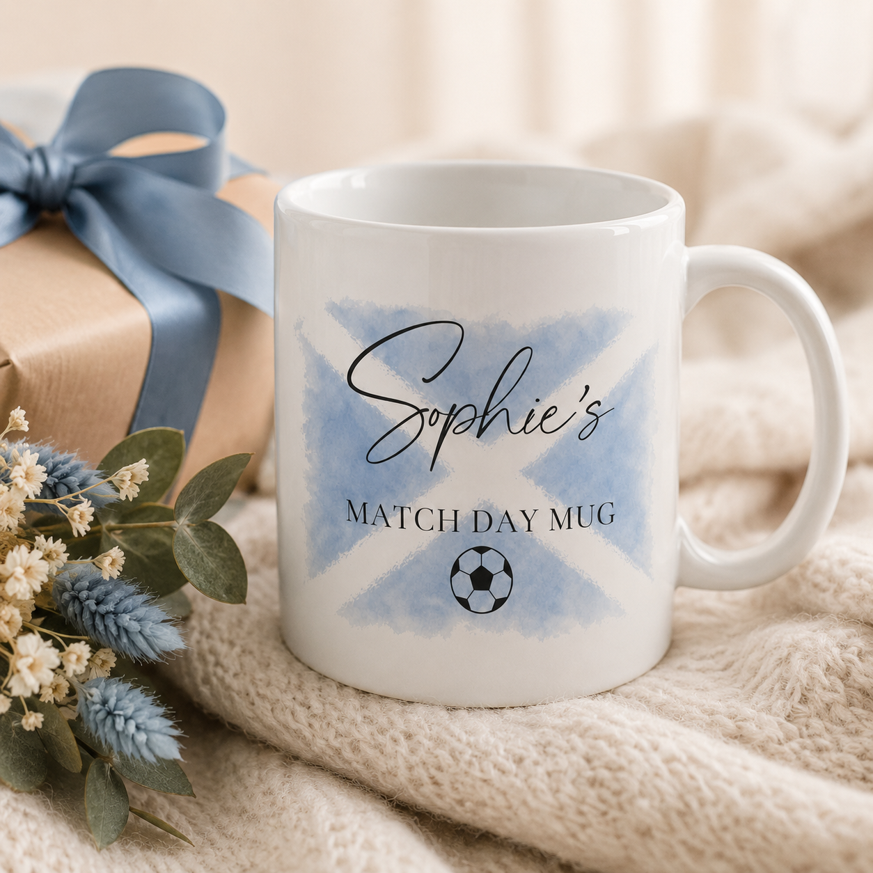 Scotland Match Day Personalised Mug